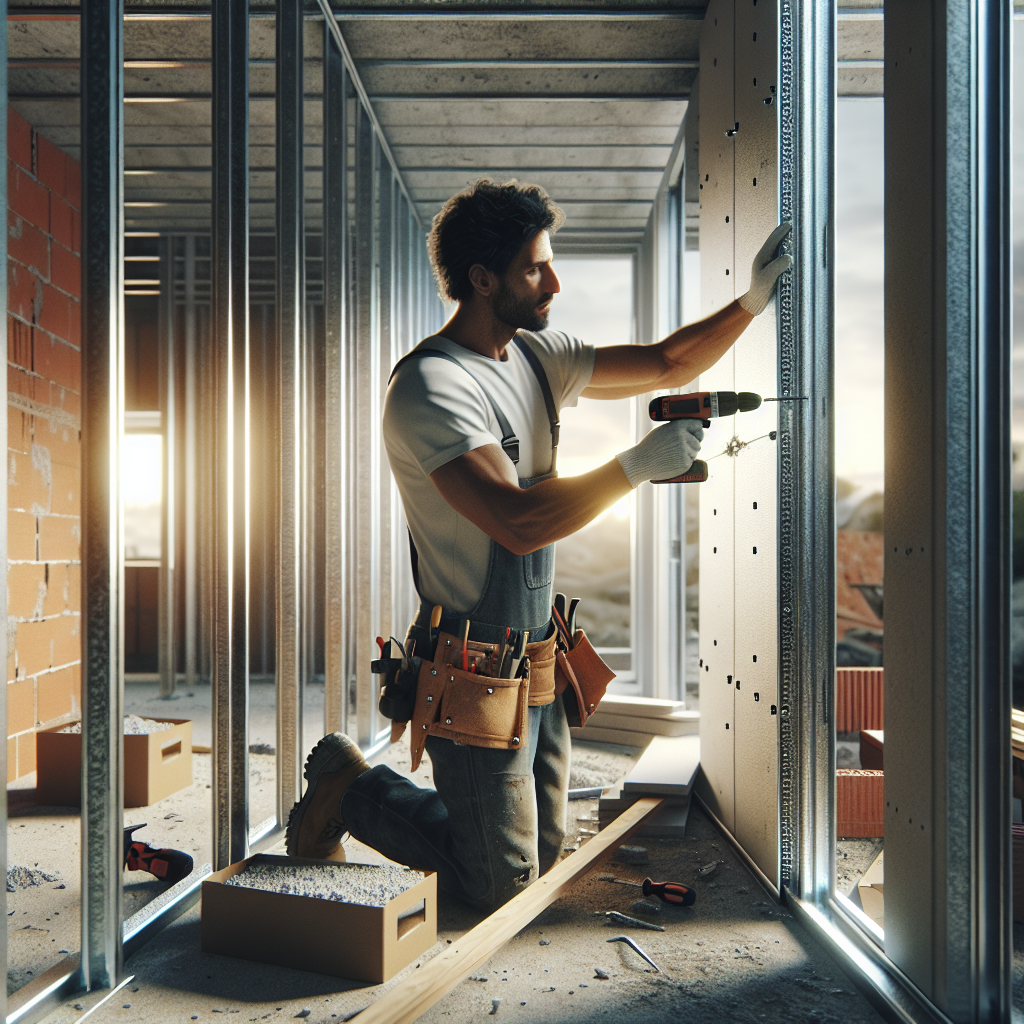 Montáž sádrokartonu na zeď: Ceny, postupy a rizika